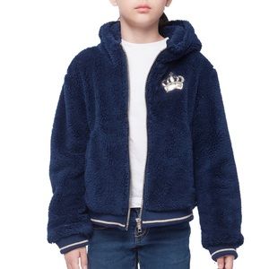 Sherpa fleece lined jacket size 4/5 XS